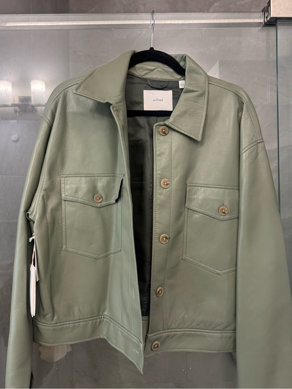 Aritzia Autumn Leather Jacket NWT